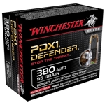 Winchester Supreme Elite Handgun Ammunition 380 ACP 95 Grain Bonded PDX1 Hollow Point Box of 20 Rounds