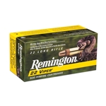 Remington Viper Hyper Velocity Ammunition 22 Long Rifle 36 Grain Plated Truncated Cone