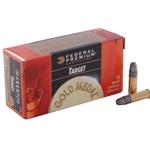Federal Gold Medal Rimfire Ammunition 22 Long Rifle 40 Grain Solid-Subsonic Box of 50 Rounds