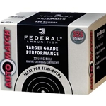 Federal AutoMatch Target Rimfire Ammunition 22 Long Rifle 40 Grain Lead Round Nose Box of 325