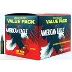 Federal American Eagle Ammunition 223 Remington 55 Grain Full Metal Jacket Box of 200 Rounds