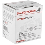 Winchester Dynapoint 22 Long Rifle 40 Grain Plated Lead Hollow Point Box of 500