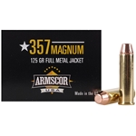 Armscor Precision Ammunition 357 Magnum 125 Grain Full Metal Jacket Box of 50