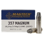 Magtech Sport 357 Magnum 158 Grain Lead Semi-Wadcutter Box of 50 Rounds