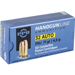Prvi Partizan Ammunition 32 ACP 71 Grain Full Metal Jacket Box of 50