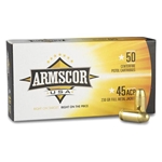 Armscor Precision 45 ACP AUTO 230 Grain Full Metal Jacket Box of 50