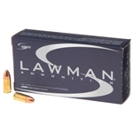 Speer Lawman 9mm Luger 100 Grain Frangible Full Metal Jacket Box of 50