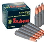 Tula Ammo 7.62x39mm Russian 122 Grain Hollow Point Box of 20 Rounds