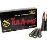Tula Ammo 7.62x54R Rimmed Russian 148 Grain Full Metal Jacket Box of 20 Rounds