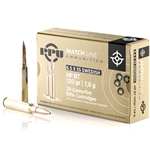 Prvi Partizan Match 6.5x55mm Swedish Mauser 120 Grain Hollow Point Boat Tail Box of 20