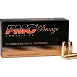PMC Bronze 380 ACP AUTO 90 Grain Full Metal Jacket Box of 50 Rounds