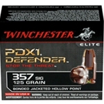 Winchester PDX1 357 Sig 125 Grain Bonded Jacketed Hollow Point Box of 20 Rounds