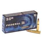 Federal Power-Shok Ammunition 30-30 Winchester 170 Grain Soft Point Flat Nose Box of 20