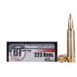 Nosler Trophy Grade 223 Remington Ammo 40 Grain Ballistic Tip Lead Free Box of 20