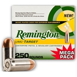 Remington UMC Nickel Plated 380 ACP AUTO 95 Grain Grain Full Metal Jacket Box of 250