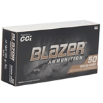 CCI Blazer Brass Ammunition 40 S&W 165 Grain Full Metal Jacket Box of 50