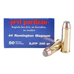 Prvi Partizan Ammunition 44 Remington Magnum 300 Grain Semi-Jacketed Soft Point Box of 50
