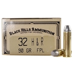 Black Hills Cowboy Action Ammunition 32 H&R Magnum 90 Grain Lead Flat Point Box of 50