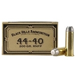 Black Hills Cowboy Action Ammunition 44-40 WCF 200 Grain Lead Flat Nose Box of 50
