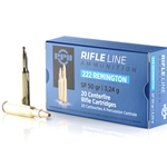 Prvi Partizan Ammunition 222 Remington 50 Grain Soft Point Box of 20