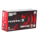 Federal American Eagle Ammunition 9mm Luger 124 Grain Full Metal Jacket Box of 50