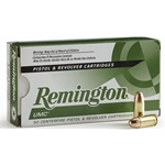 Remington UMC Handgun Ammunition 9mm Luger 115 Grain Full Metal Jacket Box of 50 Rounds