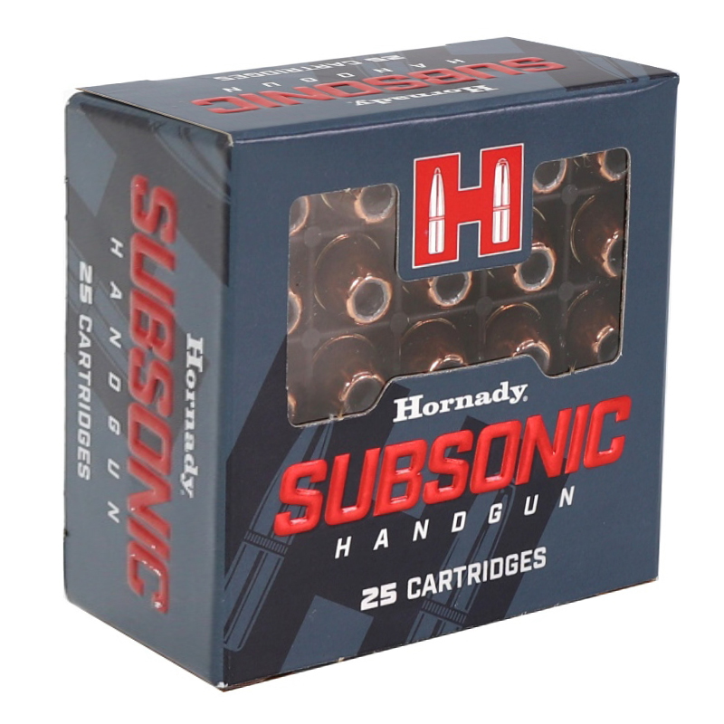 Hornady Subsonic 9mm Ammo 147 Grain XTP - 90287