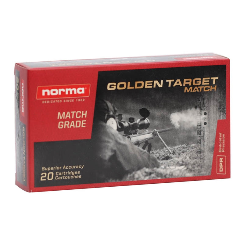 Norma Golden Target Match 6.5 Creedmoor Ammo 143 Grain Hollow Point - 10166522