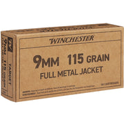 Winchester Target 9mm Ammo 115 Grain Full Metal Jacket - SG9W