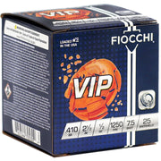 Fiocchi VIP .410 Bore Ammo 2-1/2" 1/2 oz #7.5 Lead Shot - 410VIP75