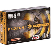 Federal Premium 7mm-08 Remington Ammo 140 Grain Barnes Triple-Shock X Hollow Point - P708C