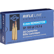 Prvi Partizan 6mm Remington Ammo 100 Grain Soft Point Boat Tail - PP6R