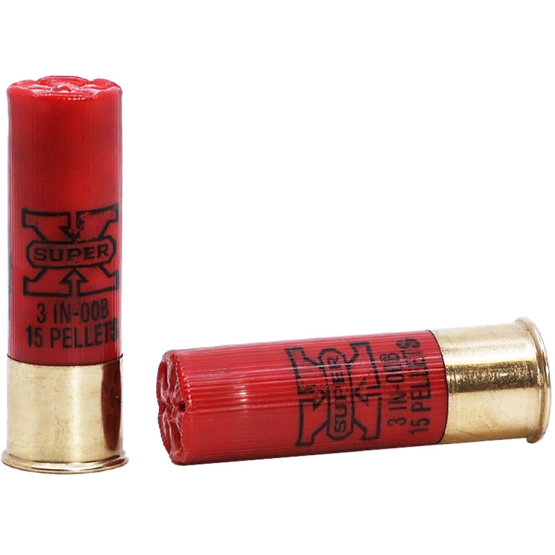 Winchester Super-X 12 Gauge 3" Buffered 00 Lead Buckshot 15 Pellets - XB12300VP