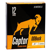 Captor Premium Rounds 12 Gauge Ammo 2-¾” 00 Buckshot 9 Pellets - 1200BUCK