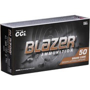 CCI Blazer Brass 40 S&W Ammo 180 Grain Full Metal Jacket - 5220