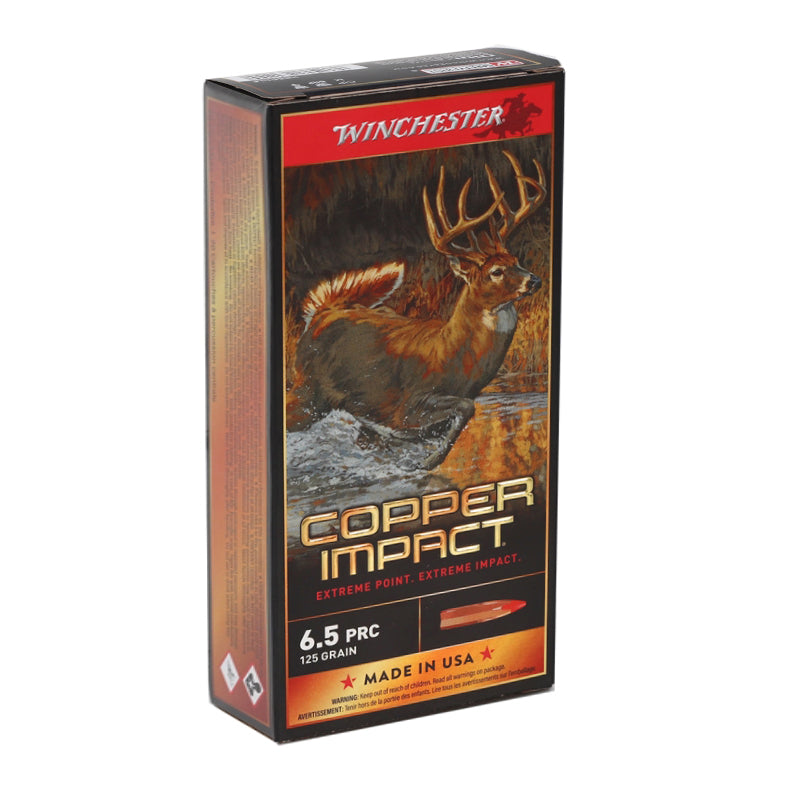 Winchester Copper Impact 6.5 PRC Ammo 125 Grain Extreme Point Copper -  X65PCLF