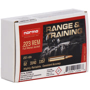 Norma Range & Training 223 Ammo 62 Grain Full Metal Jacket - 701205994