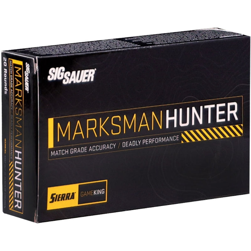 Sig Sauer Marksman Hunter 7mm Remington Magnum Ammo 160 Grain Hollow Point Boat Tail – E7RMGK160-20
