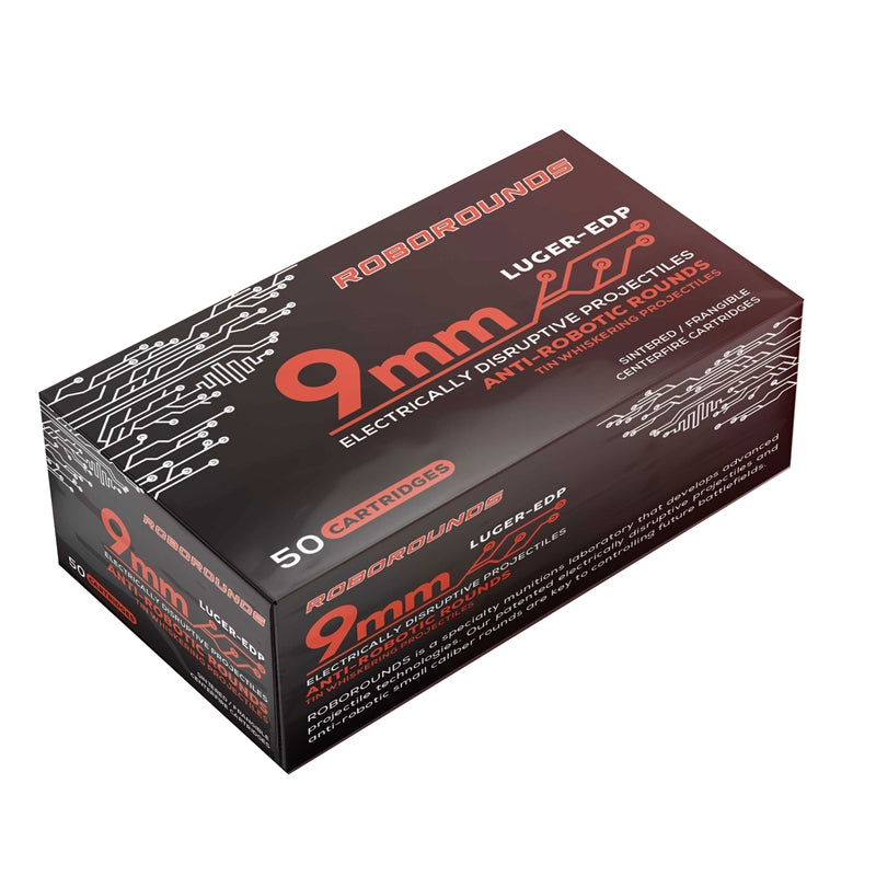 Roborounds Whiskering 9mm Ammo 100 Grain Electrically Disruptive  Projectiles (EDP) - WSKCOM