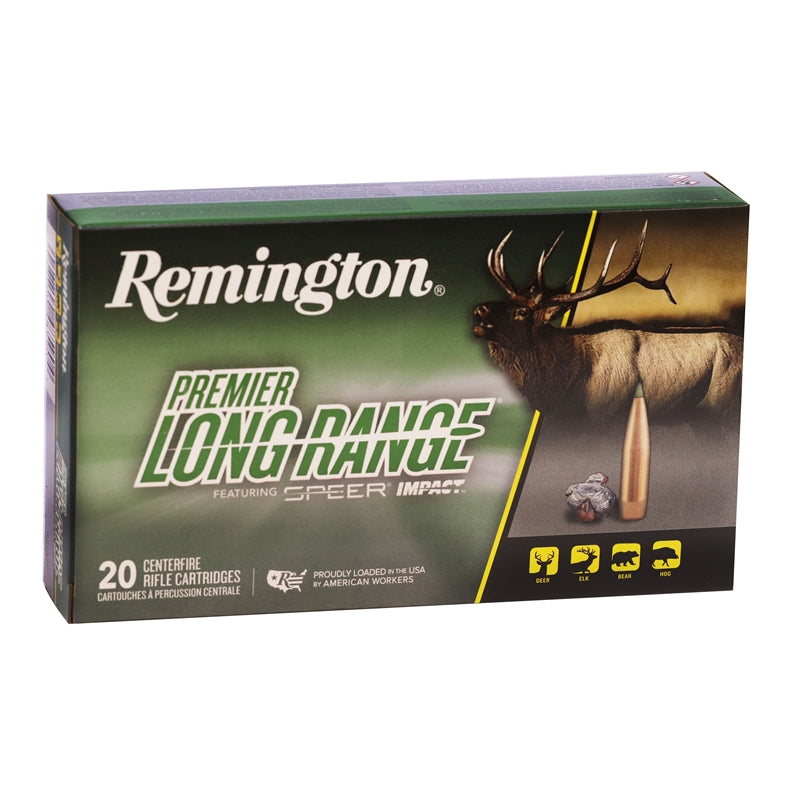 Remington Premier Long Range 300 Remington Ultra Magnum Ammo 190 Grain Speer Impact - RLR300UM