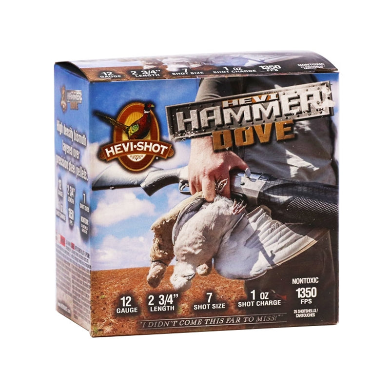Hevi-Shot Hevi-Hammer Dove 12 Gauge Ammo 2-3/4" 1 oz #7 Shot 389 Pellets - HS29138