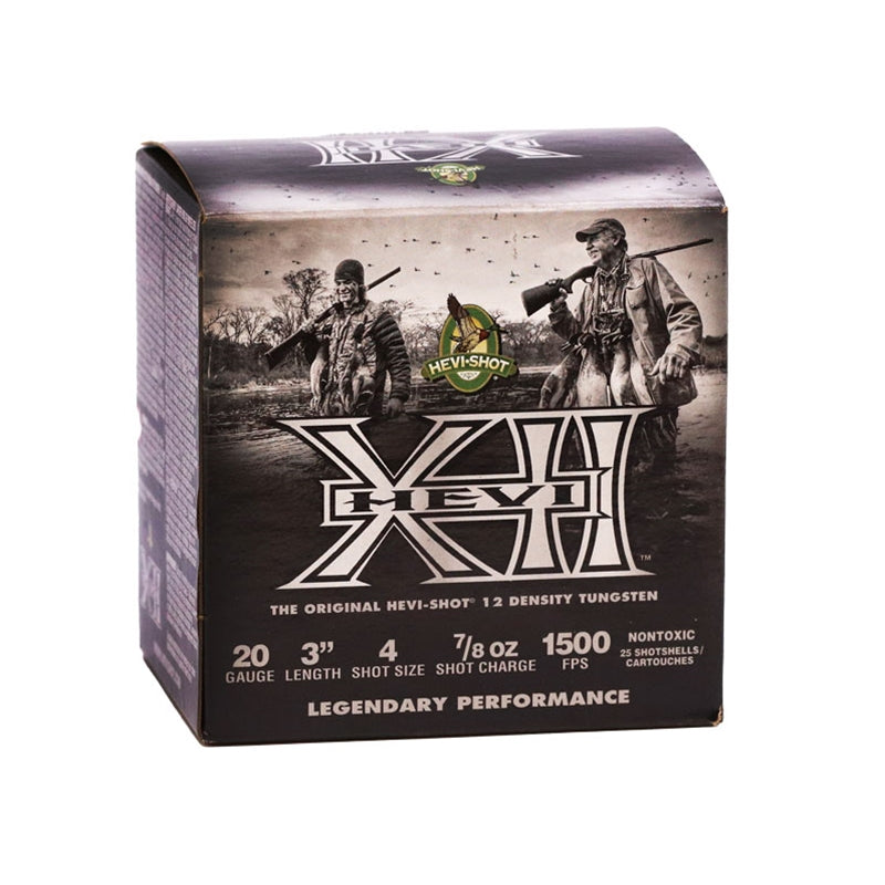Hevi-Shot HEVI-XII 20 Gauge Ammo 3" 7/8 oz Tungsten Non-Toxic 4 Shot - HS52204