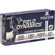 Fiocchi Field Dynamics 300 Winchester Magnum Ammo Pointed Soft Point - 300WMB