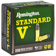Remington Standard V 22 LR Ammo 38 Grain Lead Round Nose - R20988