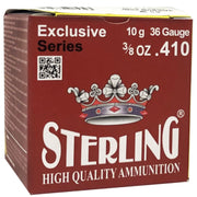 Sterling 410 Bore Ammo 2 1/2" 3/8 oz #8 Birdshot - STRLG410BIRD8