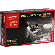 Norma Golden Target Match 338 Lapua Mag Ammo 250 Grain Hollow Point - 10185442