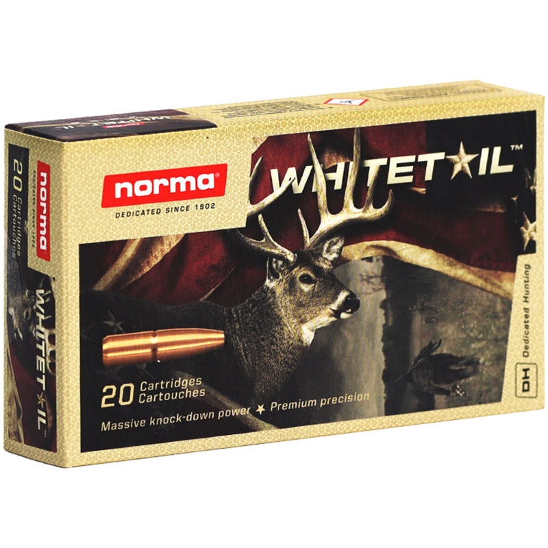 Norma Whitetail 6.5mm Creedmoor Ammo 140 Grain Soft Point - 20166492