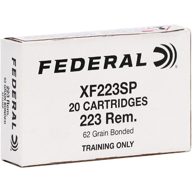 Federal 223 Ammo 62 Grain Bonded Soft Point - XF223SP