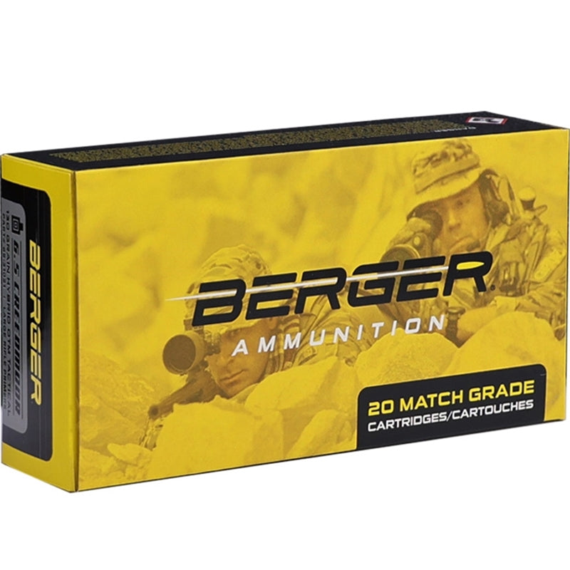 Berger Hybrid OTM Tactical 6.5mm Creedmoor Ammo 130 Grain Boat Tail - 65-31021