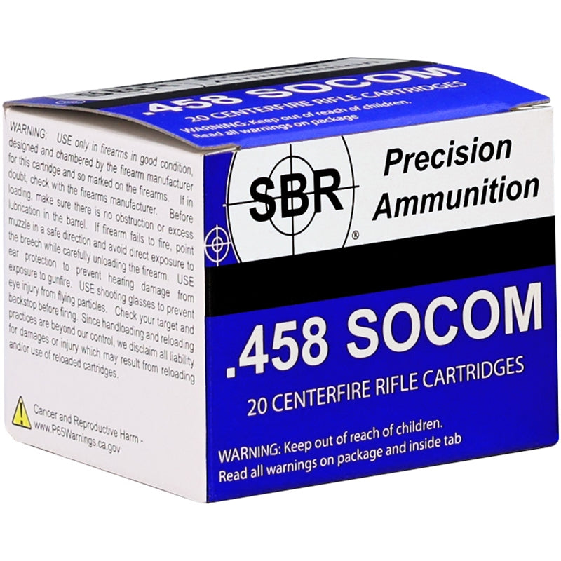 SBR 458 SOCOM Ammo 300 Grain Controlled Fracturing - SL45862